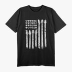 American Flag Guitar Guitarist T-Shirt