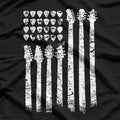 American Flag Guitar Guitarist T-Shirt