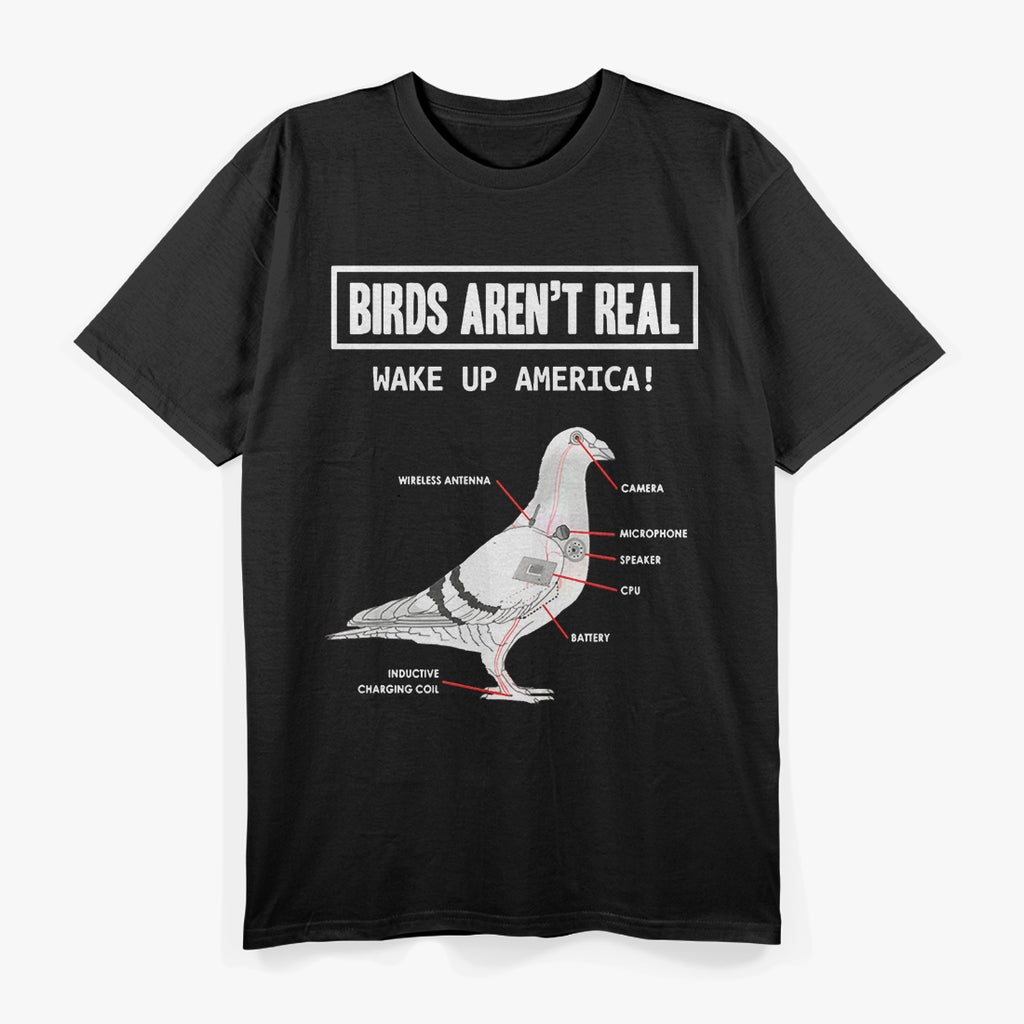 Birds Aren’t Real Wake Up America T-Shirt