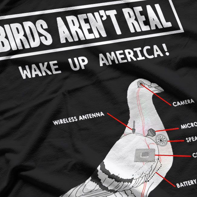 Birds Aren’t Real Wake Up America T-Shirt