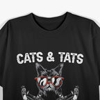 Cats And Tats Tattoo Cat Lover T-Shirt