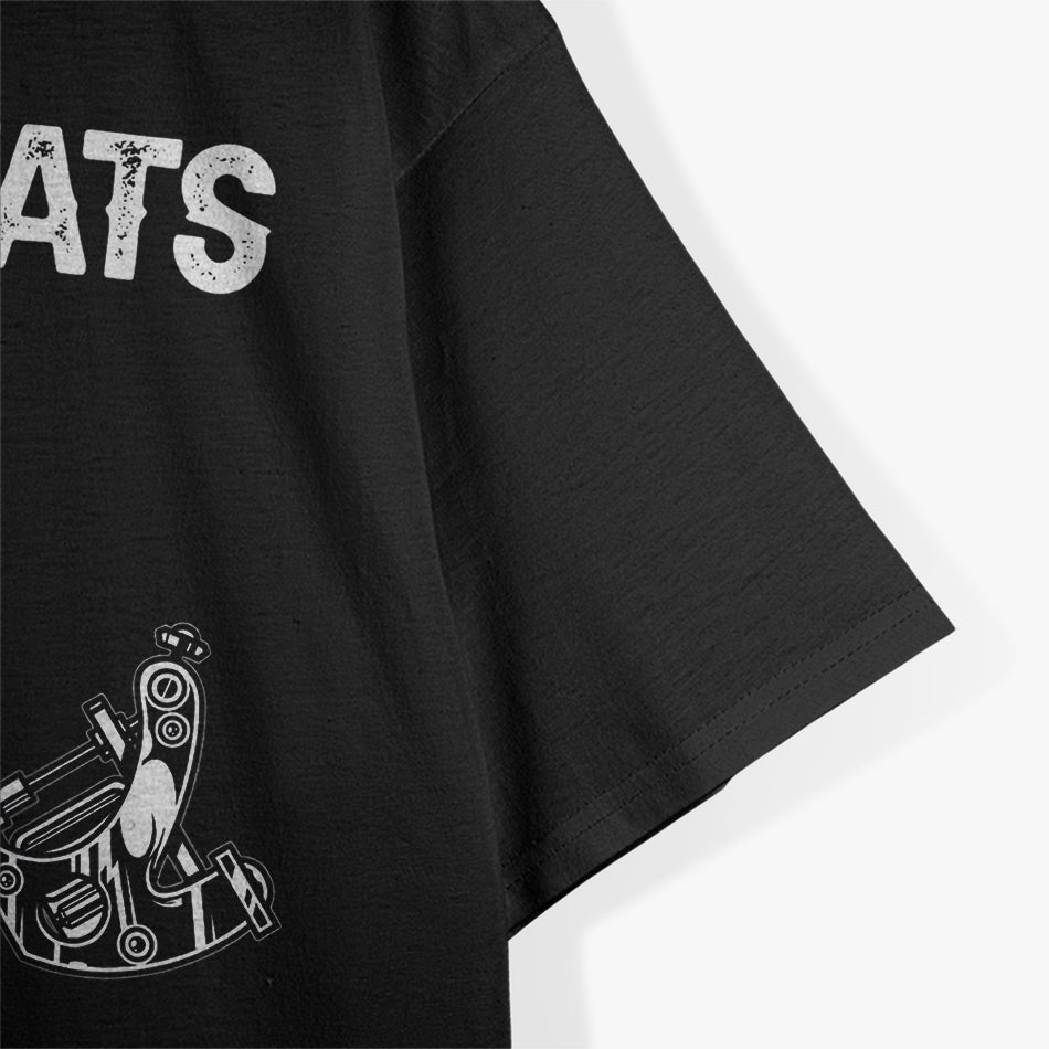 Cats And Tats Tattoo Cat Lover T-Shirt