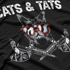 Cats And Tats Tattoo Cat Lover T-Shirt