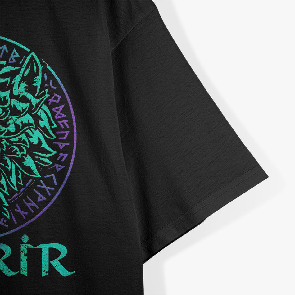 Fenrir Wolf Vargr: The Legendary Nordic Wolf of Norse and Viking T-Shirt