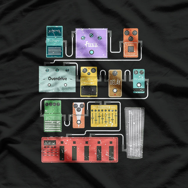 Pedal Power The Guitarist's Ultimate Pedalboard T-Shirt