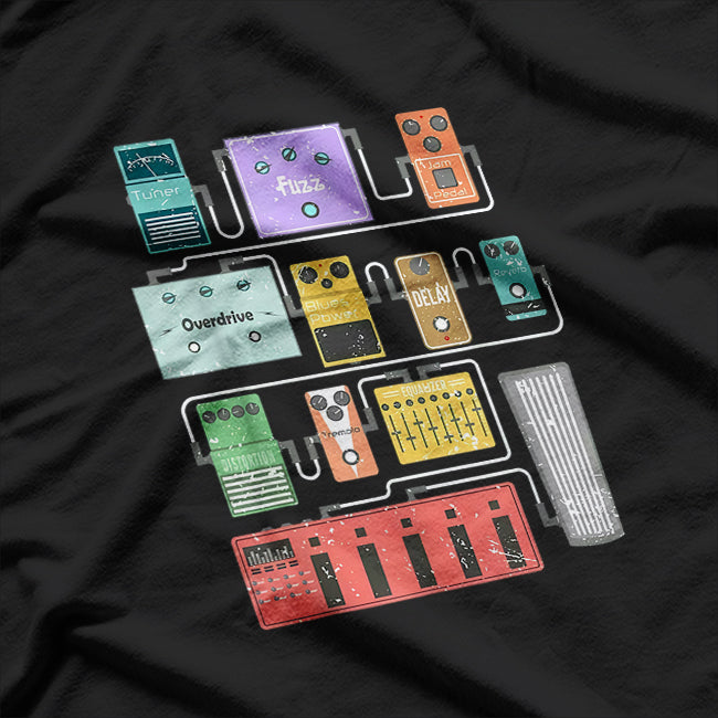 Pedal Power The Guitarist's Ultimate Pedalboard T-Shirt