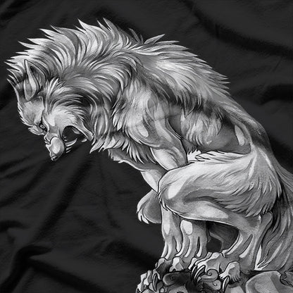 Man to Werewolf Transformation in the Full Moon T-Shirt