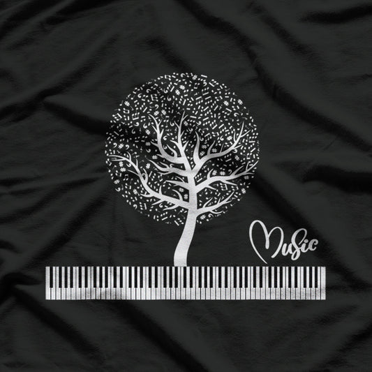 Music Tree Piano T-Shirt