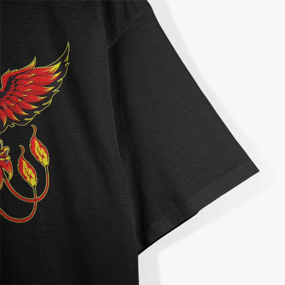 Phoenix Mythical Firebird of Rebirth and Immortality T-Shirt