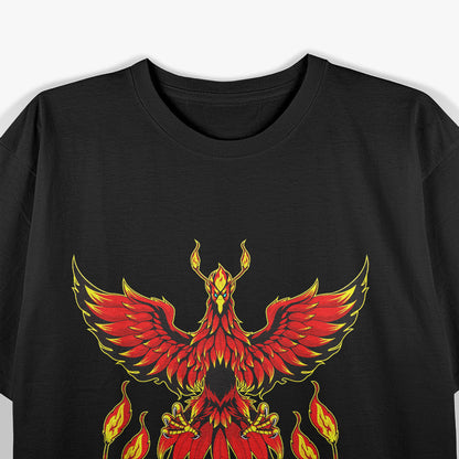 Phoenix Mythical Firebird of Rebirth and Immortality T-Shirt