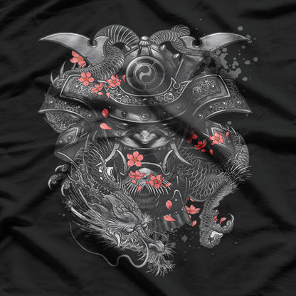 Samurai Warrior Japanese Bushido, Dragon, Oni, and Knight T-Shirt