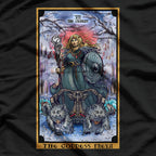 The Goddess Freyja: The Chariot Tarot Card - Norse Pagan Witchcraft T-Shirt