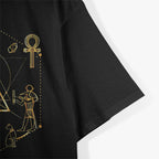 Eye of Horus Sacred Geometry and Ancient Egypt’s Ankh Symbolism T-Shirt