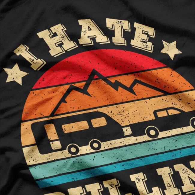 I Hate Pulling Out Funny Camping Retro T-Shirt