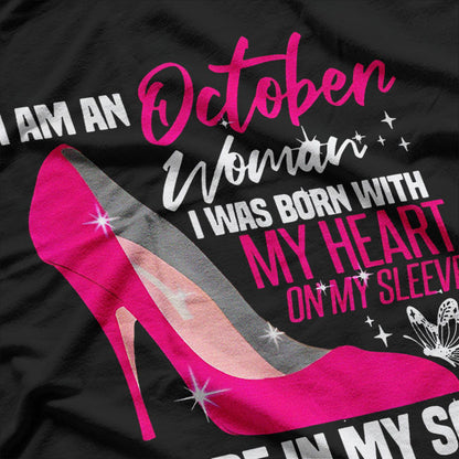 October Women Birthday Funny T-Shirt