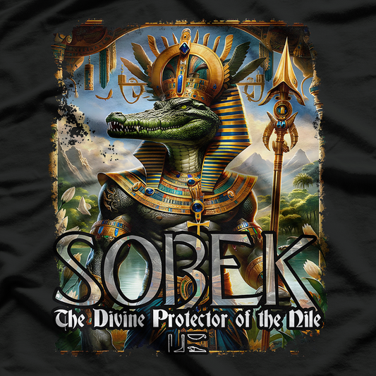 Sobek The Crocodile God Ancient Egypt T-Shirt