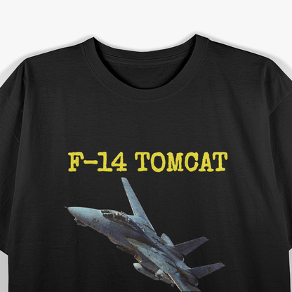 American Naval Aviation F 14 Tomcat In Action Veteran T-Shirt