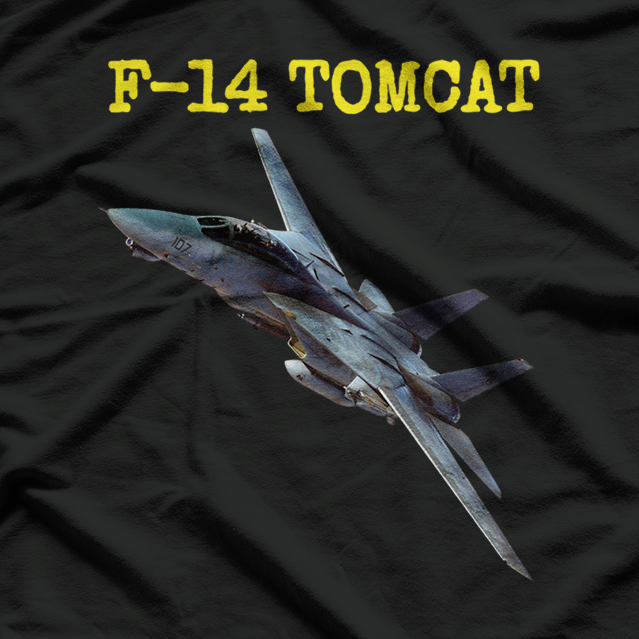 American Naval Aviation F 14 Tomcat In Action Veteran T-Shirt