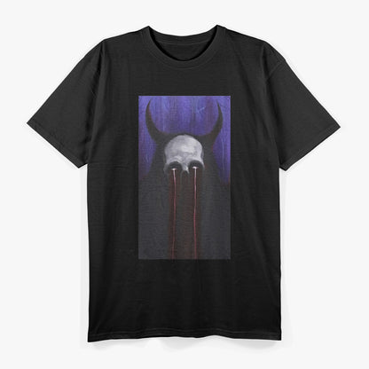 Blue Occult Gothic Dark Mystical and Mysterious Symbolism T-Shirt