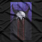 Blue Occult Gothic Dark Mystical and Mysterious Symbolism T-Shirt
