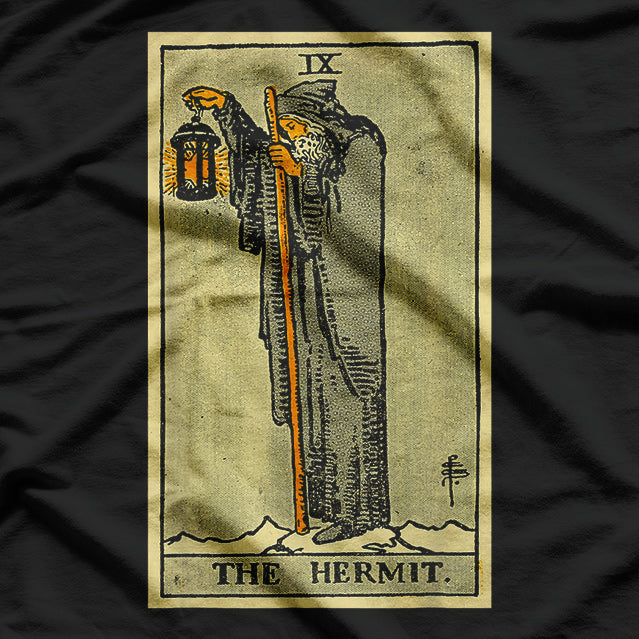 The Dark Hermit Tarot A Journey into Solitude, Introspection, and Inner Wisdom T-Shirt
