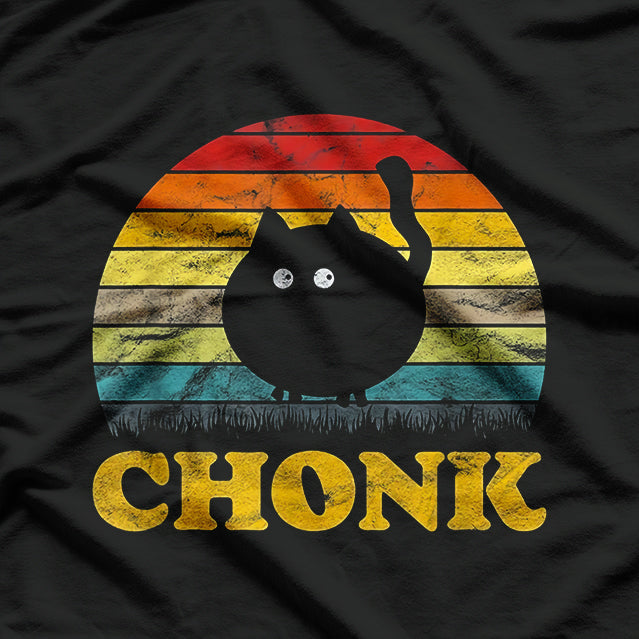 Vintage Chonk Cat Funny T-Shirt