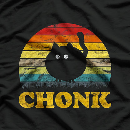 Vintage Chonk Cat Funny T-Shirt