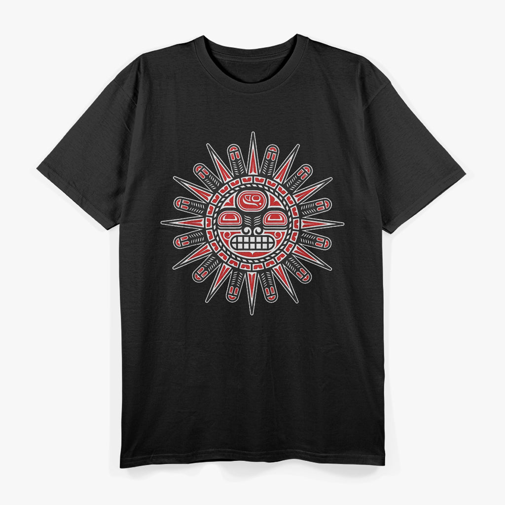 Haida Sun Native American Tribal Art T-Shirt