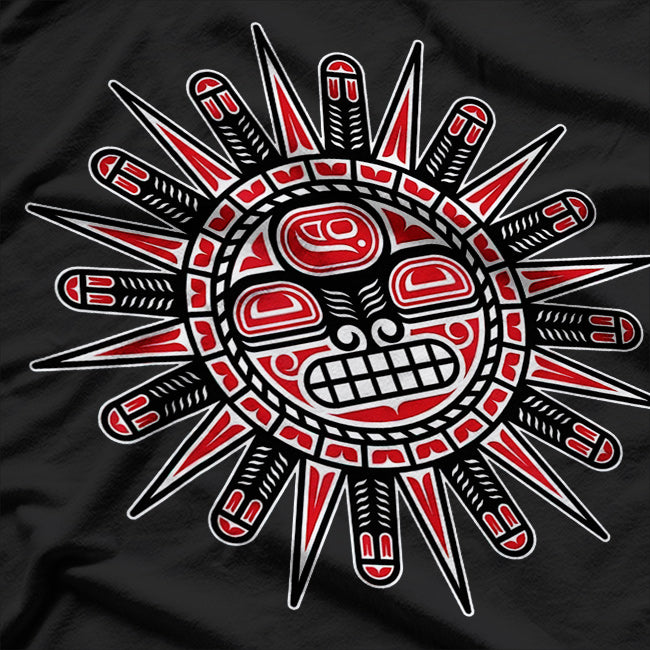 Haida Sun Native American Tribal Art T-Shirt