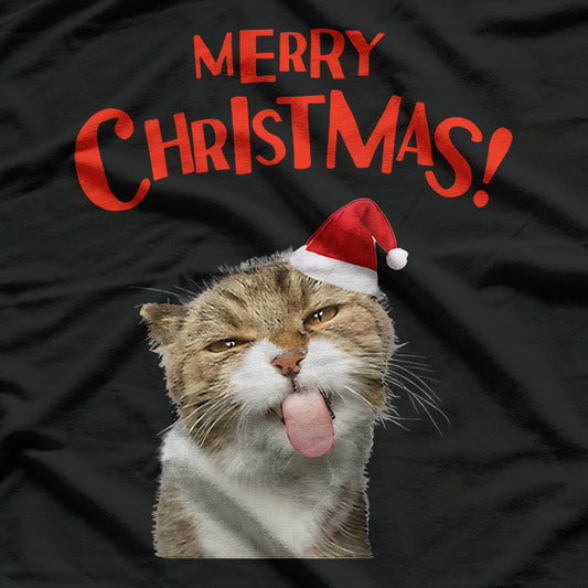 Merry Christmas Funny Cat T-Shirt