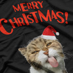 Merry Christmas Funny Cat T-Shirt