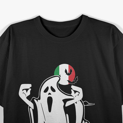 Nothing Scares Me Funny Italian Ghost Halloween Design T-Shirt