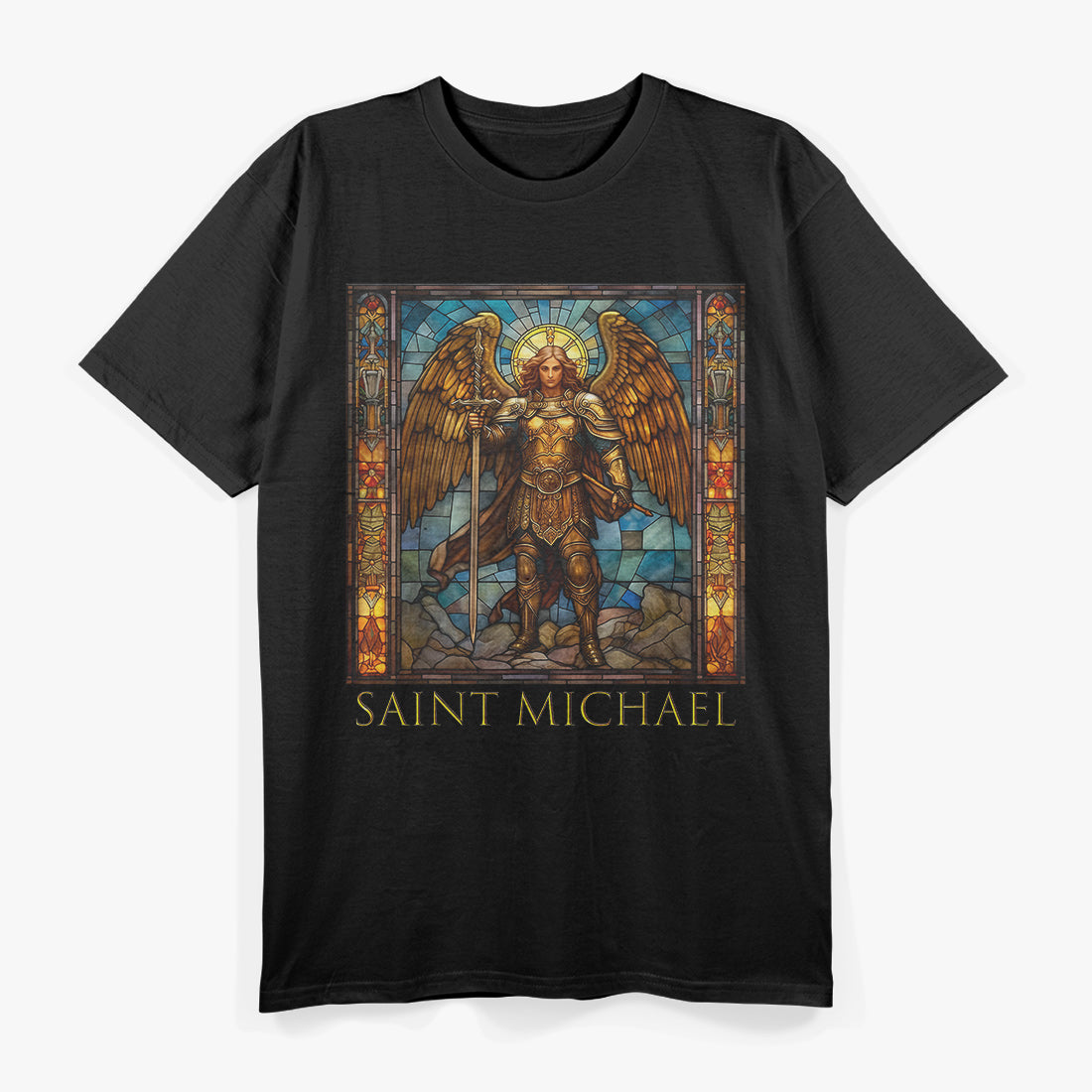 Saint Michael the Archangel Protector and Warrior of Light T-Shirt