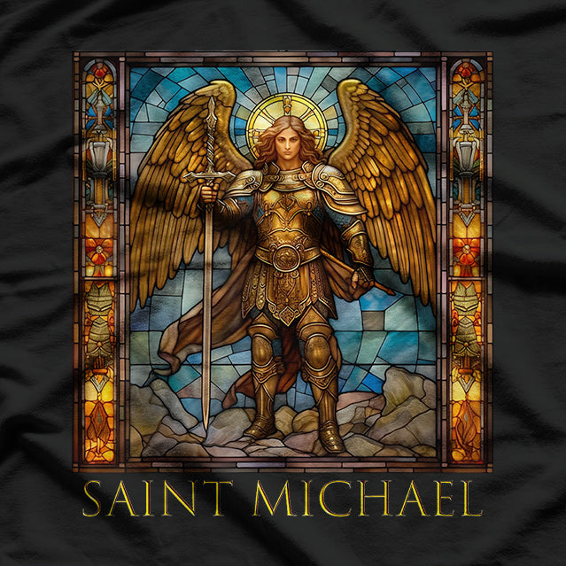 Saint Michael the Archangel Protector and Warrior of Light T-Shirt