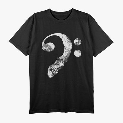 Skull Bass Clef Bass T-Shirt