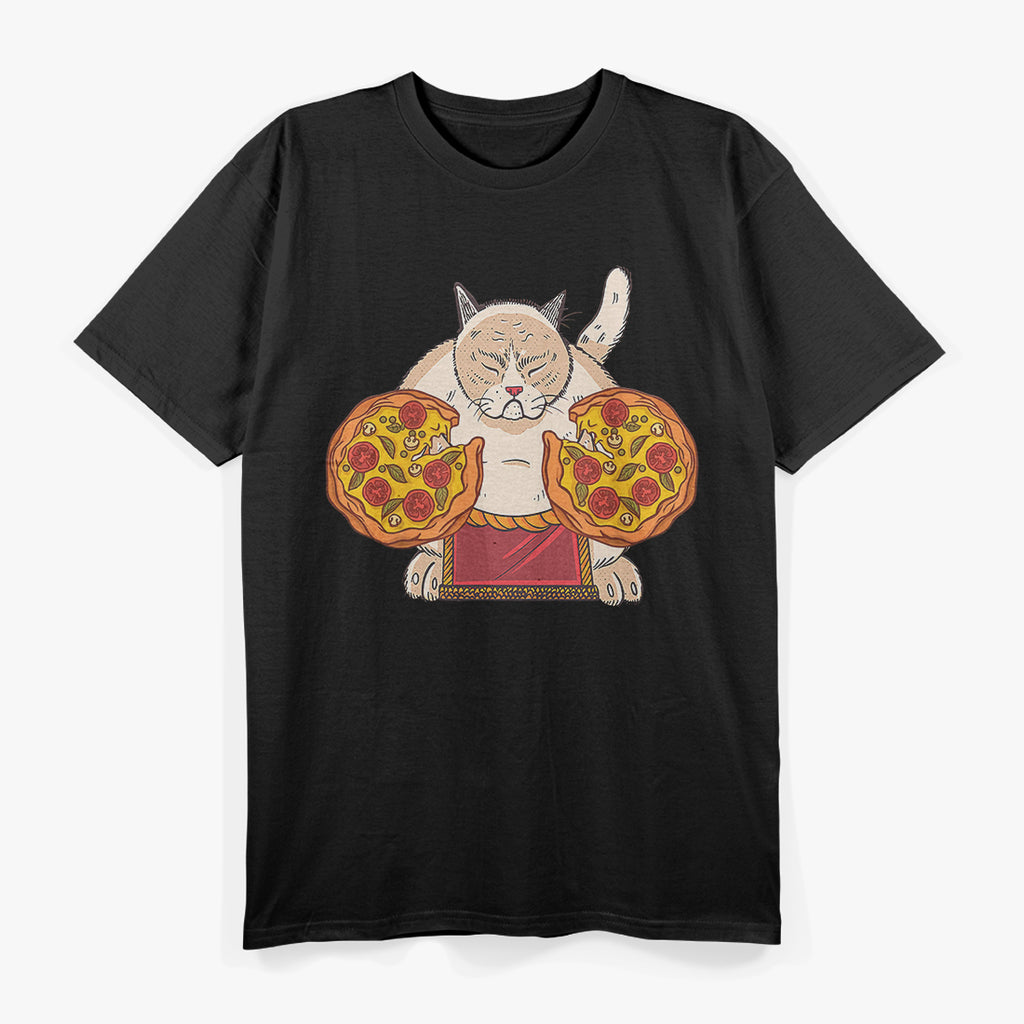 Cute Pizza Cat Tee T-Shirt