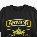 US Army Armor Tab Design with Insignia T-Shirt