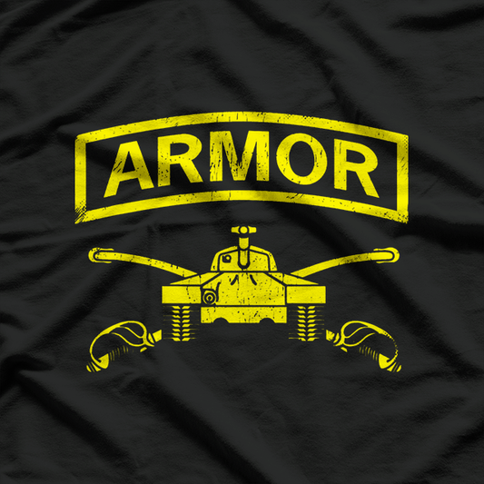 US Army Armor Tab Design with Insignia T-Shirt