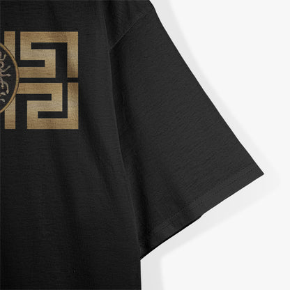 Medusa Mythological Gaze of Gold - The Power of the Cursed Eyes T-Shirt