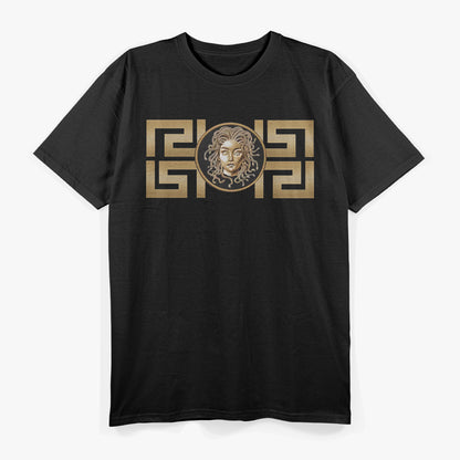 Medusa Mythological Gaze of Gold - The Power of the Cursed Eyes T-Shirt