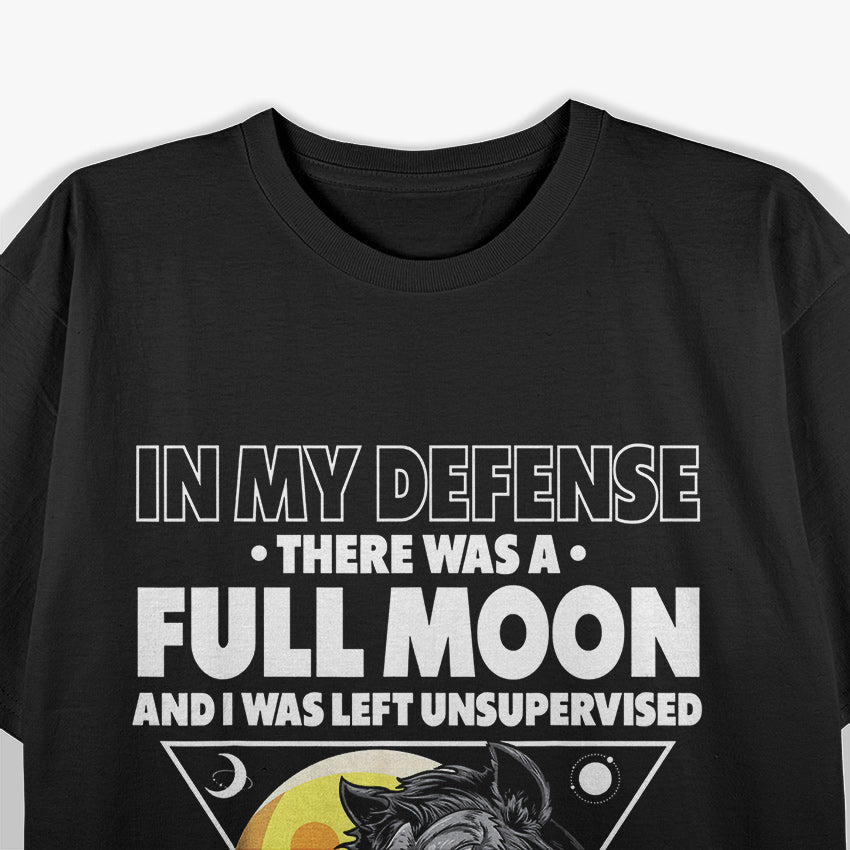 Werewolf Under the Full Moon The Ultimate Transformation T-Shirt