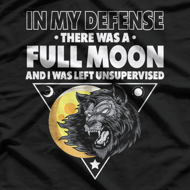 Werewolf Under the Full Moon The Ultimate Transformation T-Shirt