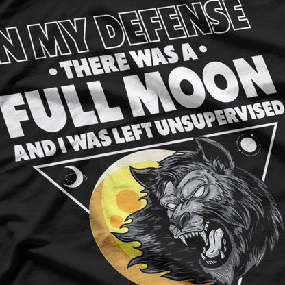 Werewolf Under the Full Moon The Ultimate Transformation T-Shirt