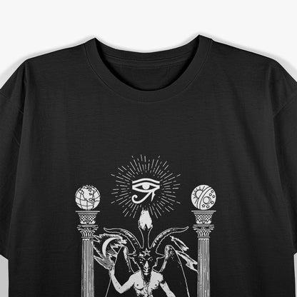 Baphomet Black Magic Symbol of Dark Power and Occult Mysticism T-Shirt