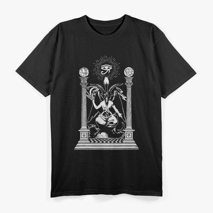 Baphomet Black Magic Symbol of Dark Power and Occult Mysticism T-Shirt