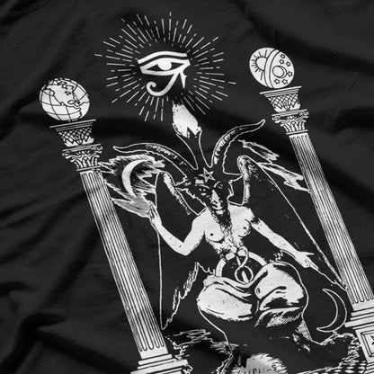 Baphomet Black Magic Symbol of Dark Power and Occult Mysticism T-Shirt