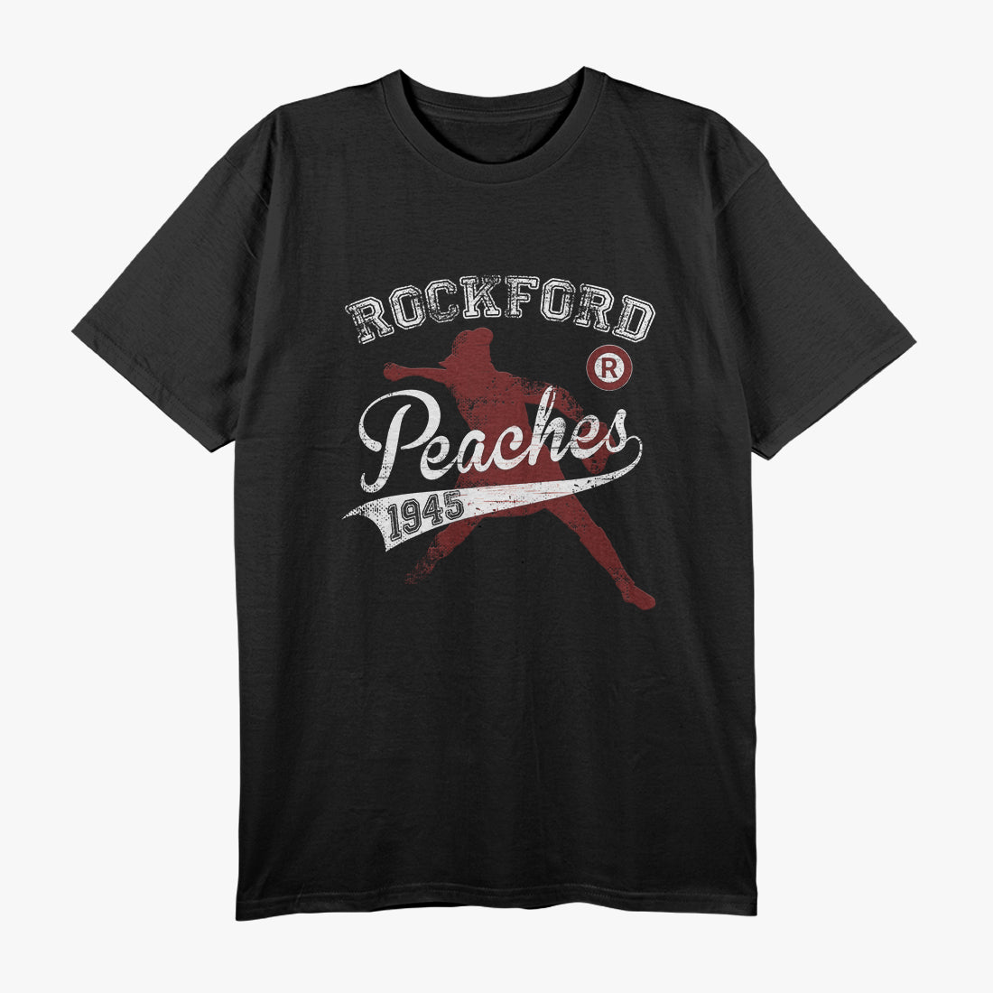 Rockford Peaches Feminist Empowerment Baseball T-Shirt