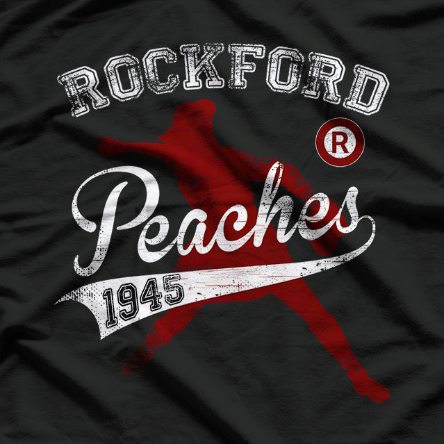 Rockford Peaches - A Legendary Tribute to Women’s Baseball T-Shirt