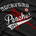 Rockford Peaches Feminist Empowerment Baseball T-Shirt