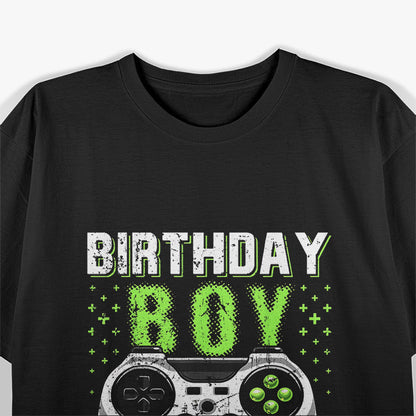 Birthday Boy Time to Level Up Video Game Birthday Gift T-Shirt